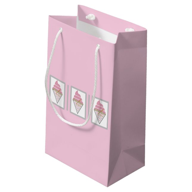 Oemotståndlig Ice Cream Gift Bag av Adiela Akoo (Baksidan Vinklad)