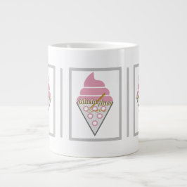 Oemotståndlig Ice Cream Mugg av Poet Adiela Akoo Jumbo Mugg