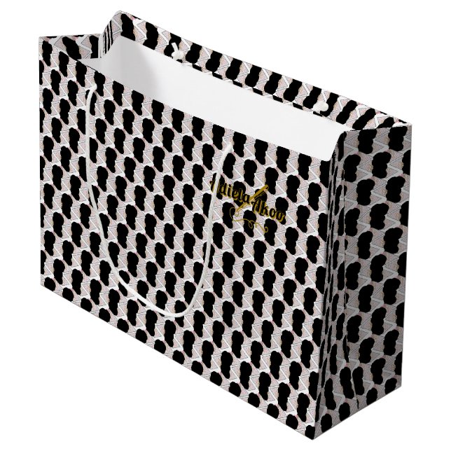 Oemotståndlig Ice Cream Sprinkles Large Gift Bag (Framsidan Vinklad)