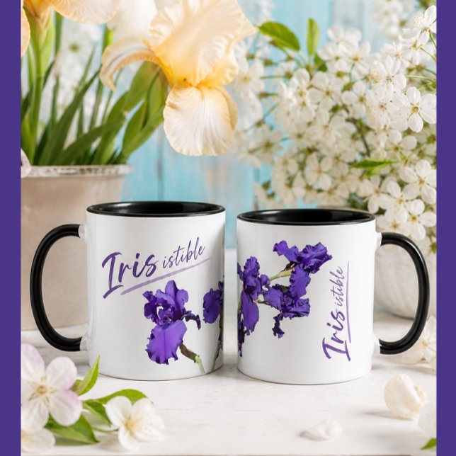 Oemotståndlig Iris-mugg Mugg (Skapare uppladdad)