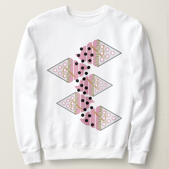Oemotståndlig iskräm Sprinkles Sweatshirt T Shirt (Design framsida)