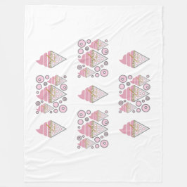 Oemotståndlig licens för iskräm Fleece Blanket