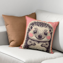 Oemotståndligt Cute Hedgehog Hedgie Kudde