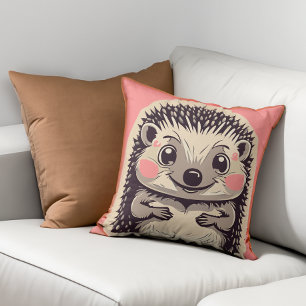 Oemotståndligt Cute Hedgehog Hedgie Kudde