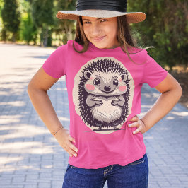 Oemotståndligt Cute Hedgehog Hedgie T Shirt