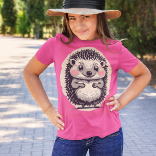 Oemotståndligt Cute Hedgehog Hedgie T Shirt