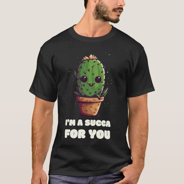 Oemotståndligt Cute Succulent T-Shirt: Jag är succ T Shirt (Framsida)