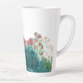 "Oemotståndligt." Lämnat, stor, latte mugg.