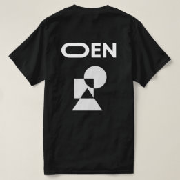 Oen ogenomskinliga former t shirt