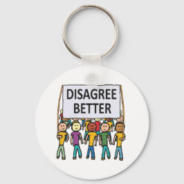 Oenighet bättre nyckelring