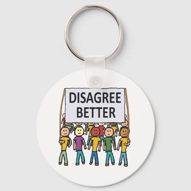 Oenighet bättre nyckelring (Framsida)