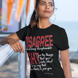 OENIGHET UTAN ATT KATASTROFEN ÄR OAGERBAR T SHIRT