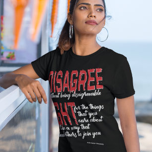 OENIGHET UTAN ATT KATASTROFEN ÄR OAGERBAR T SHIRT