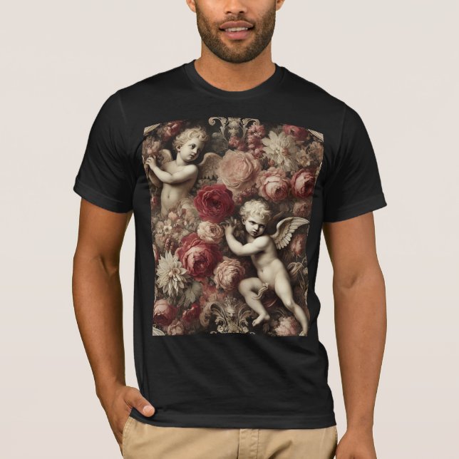 Oenighetens änglar – gotisk bärbar konst t shirt (Framsida)
