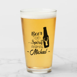 Öer är min egen sprit, min egen Namn Beer. Glaskopp