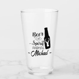 Öer är min egen sprit, min egen Namn Beer. Glaskopp