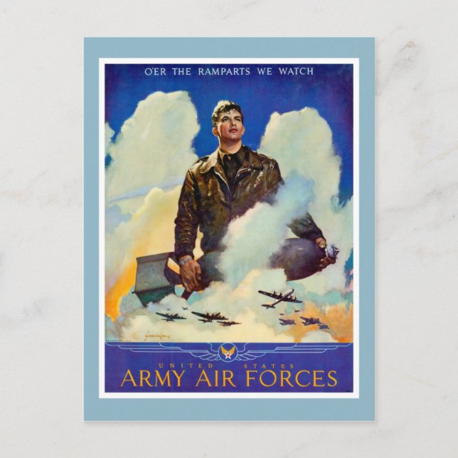 O'er Ramparts We Watch Vykort (Framsida)