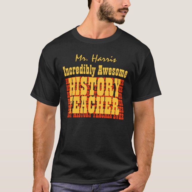 Oerhörd enorm svart för t-shirt (Framsida)