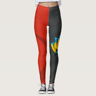 Oerhörd toppen hjältedamasker leggings