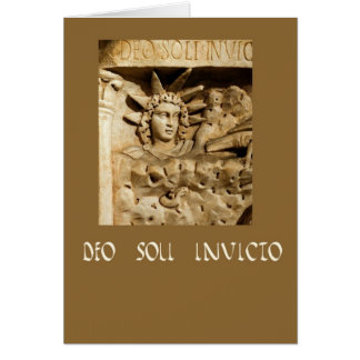 Oerövrat Sol Hälsningskort