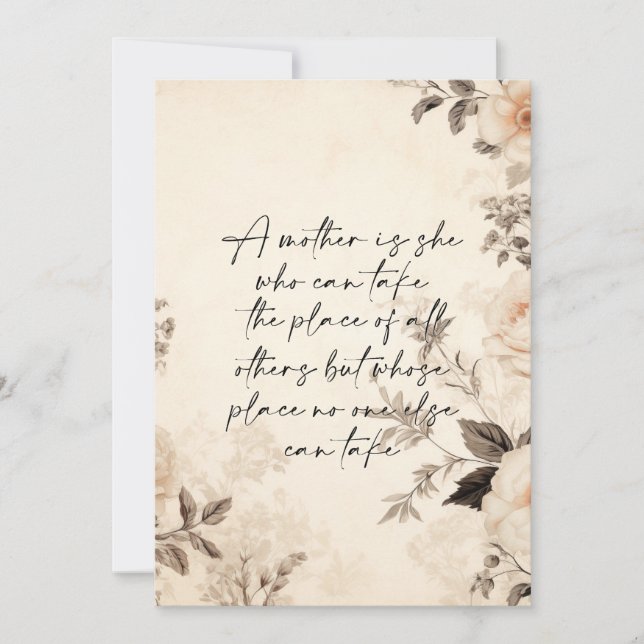 Oersättligt Mor Julkort (Framsida)