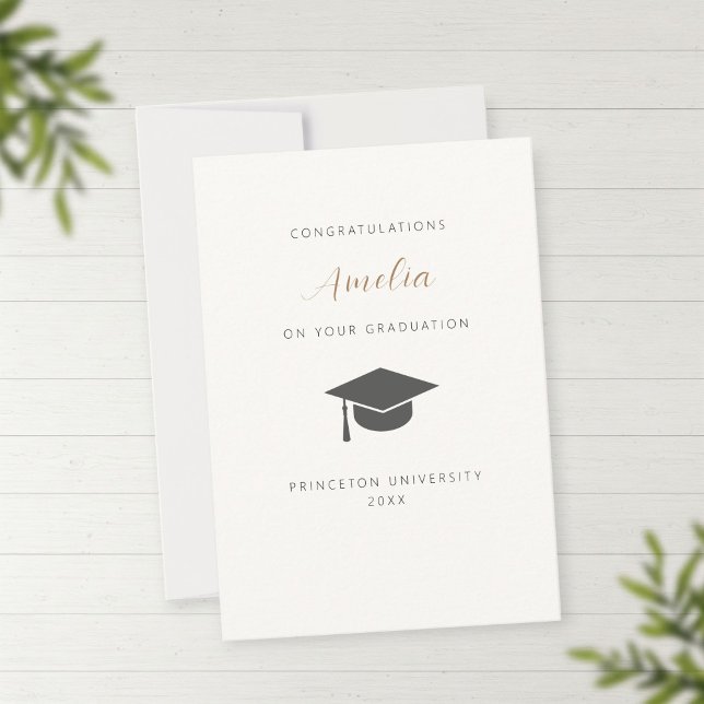 Oersonalized graduation card tack kort (Skapare uppladdad)