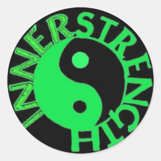 OERSTRENGTH poisonslime Runt Klistermärke