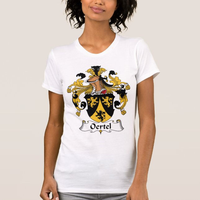 Oertel familjvapensköld t-shirt (Framsida)