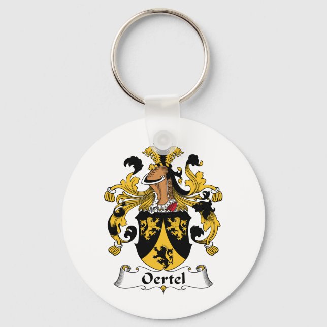 Oertel Family Crest Nyckelring (Framsida)