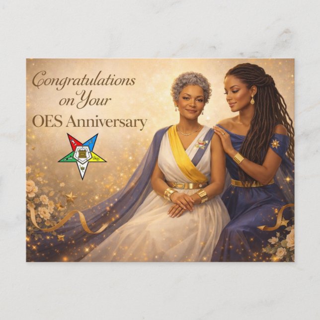 OES Anniversary Postcards Vykort (Framsida)