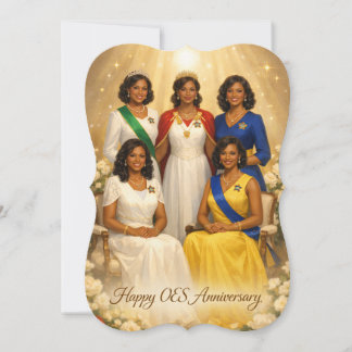 OES Anniversary, Years of Service Tack Kort