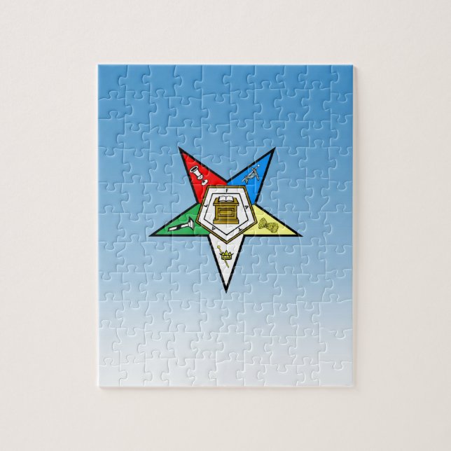 OES beställer av de östliga stjärnablåtten Pussel (Vertikal)