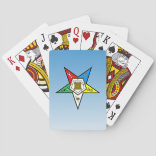 OES-beställning av Östran Star Blue Spel Kort