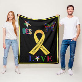 OES Cancer Awareness Fleecefilt