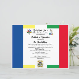 OES-certifikat för uppskattning