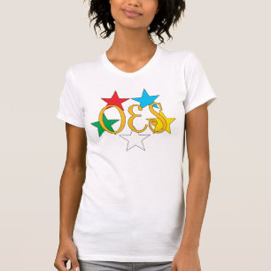 OES cirklar av stjärnaskjortan T Shirt