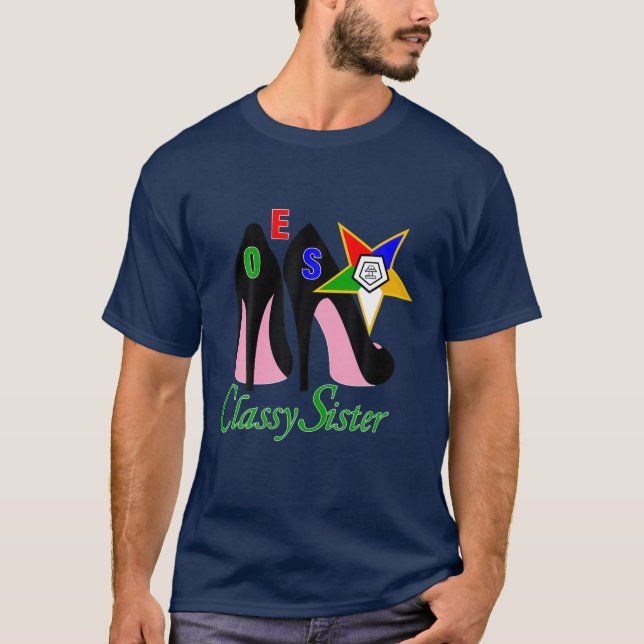 OES Classy Sister Platform Östra Star Mor T Shirt (Framsida)