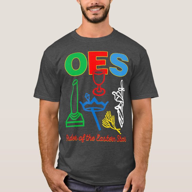 OES fem e-postorder för Östrans stjärndag T Shirt (Framsida)