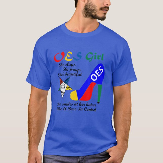 OES Girl Platform Order of the Östra Star Parent T Shirt (Framsida)