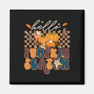 OES Hej Fall Pumpkin Season of the Östra Star Magnet