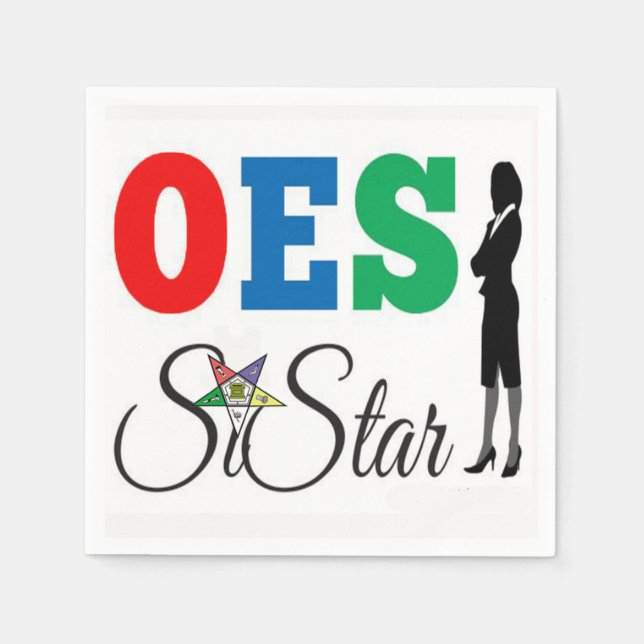 OES Napkins PHA-beställning av Östra Star Pappersservett (Framsidan)