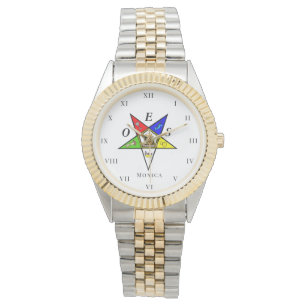 OES Östra Star Sister Freemason Charity Masonic Armbandsur