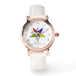 OES Östra Star Sister Freemason Charity Masonic Armbandsur