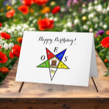 OES Östra Star Sister Masonry Order Birthday