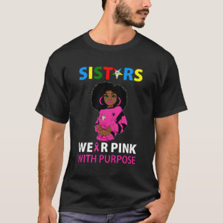 Oes Sisters Bära K Östra Star Breast Cancer Awar T Shirt