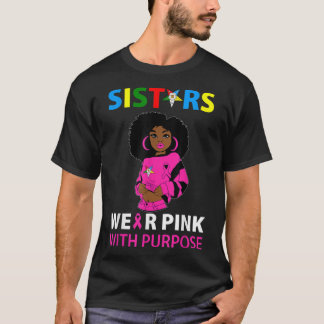 OES Sisters Bära Rosa Östra Stjärtcancer Bröstcan T Shirt