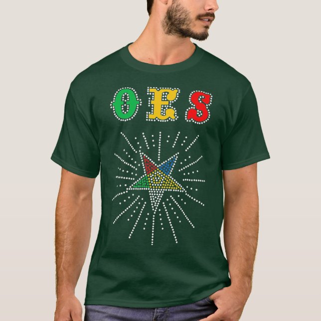 OES Star Shining Order of the Östra Star Day T Shirt (Framsida)