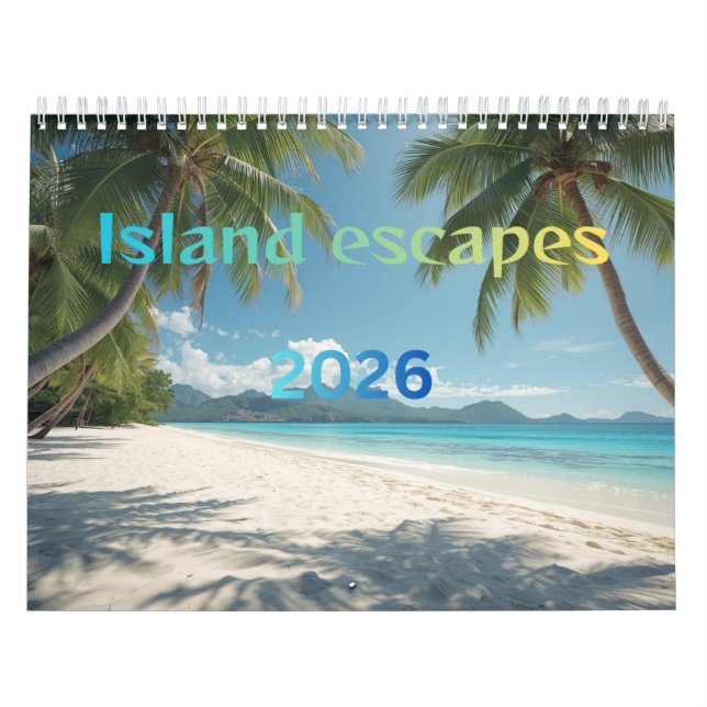 Öescape till ön 2026 kalender (Omslag)