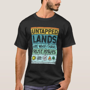 Oexploaterad mark Magic Merchandise för Geek Manar T Shirt