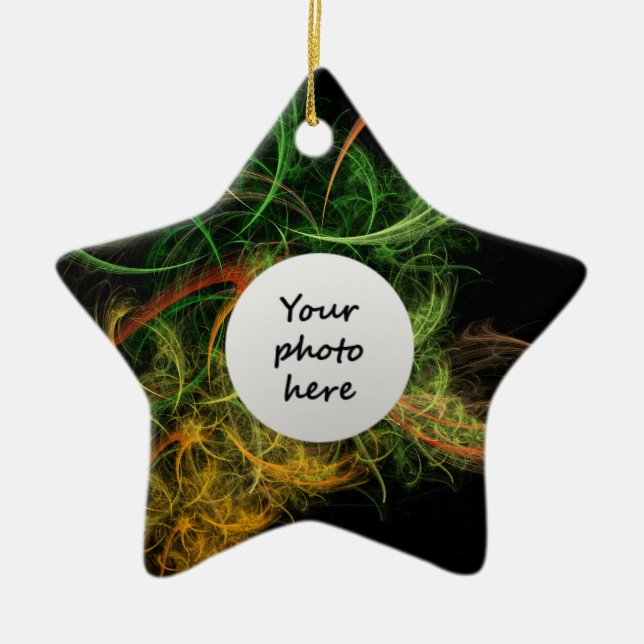 Oexploaterade konsthandlare julgransprydnad keramik (Framsidan)